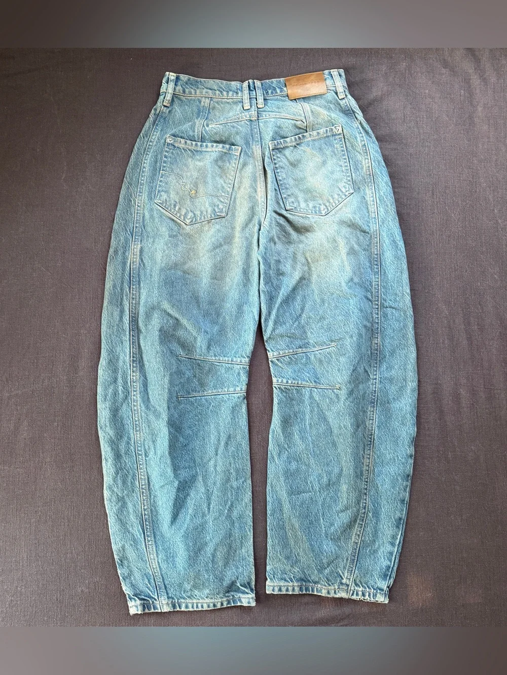 Free People Good Luck Barrel Jeans Lost In The Desert 24 Read Description